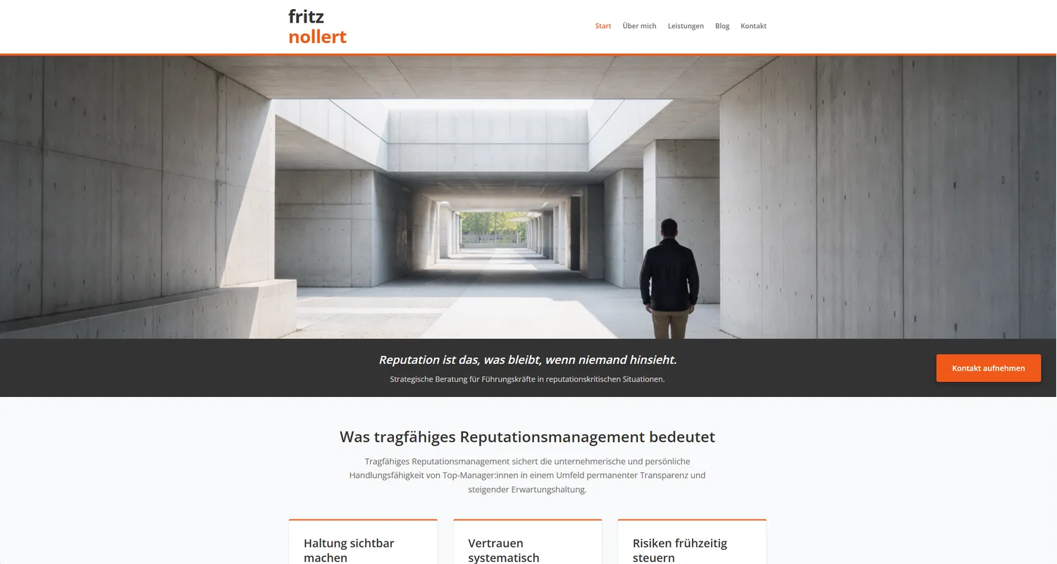 Website von Fritz Nollert